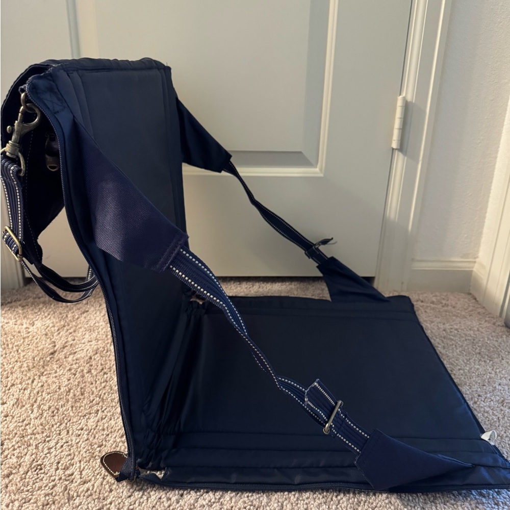 Navy Blue Portable Stadium Seat